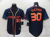 Astros 30 Kyle Tucker Navy Nike 2022 City Connect Cool Base Jerseys,baseball caps,new era cap wholesale,wholesale hats