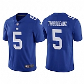 Nike Giants Men & Women & Youth 5 Kayvon Thibodeaux Royal 2022 NFL Draft Vapor Untouchable Limited Jersey,baseball caps,new era cap wholesale,wholesale hats