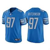 Nike Lions Men & Women & Youth 97 Aidan Hutchinson Blue 2022 NFL Draft Vapor Untouchable Limited Jersey,baseball caps,new era cap wholesale,wholesale hats