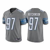 Nike Lions Men & Women & Youth 97 Aidan Hutchinson Gray 2022 NFL Draft Vapor Untouchable Limited Jersey,baseball caps,new era cap wholesale,wholesale hats