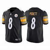 Nike Steelers Men & Women & Youth 8 Kenny Pickett Black 2022 NFL Draft Vapor Untouchable Limited Jersey,baseball caps,new era cap wholesale,wholesale hats