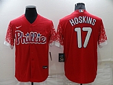 Phillies 17 Rhys Hoskins White Nike Drift Fashion Cool Base Jersey,baseball caps,new era cap wholesale,wholesale hats