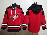 Phoenix Coyotes Blank Red All Stitched Sweatshirt Hoodie