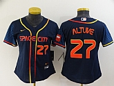 Women Astros 27 Jose Altuve Navy Nike 2022 City Connect Cool Base Jerseys,baseball caps,new era cap wholesale,wholesale hats