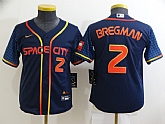 Youth Astros 2 Alex Bregman Navy Nike 2022 City Connect Cool Base Jerseys,baseball caps,new era cap wholesale,wholesale hats