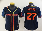 Youth Astros 27 Jose Altuve Navy Nike 2022 City Connect Cool Base Jersey,baseball caps,new era cap wholesale,wholesale hats