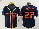 Youth Astros 27 Jose Altuve Navy Nike 2022 City Connect Cool Base Jerseys,baseball caps,new era cap wholesale,wholesale hats