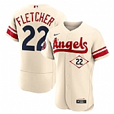 Angels 22 David Fletcher Cream 2022 City Connect Flexbase Jersey Dzhi,baseball caps,new era cap wholesale,wholesale hats