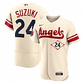 Angels 24 Kurt Suzuki Cream 2022 City Connect Flexbase Jersey Dzhi,baseball caps,new era cap wholesale,wholesale hats