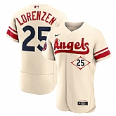 Angels 25 Michael Lorenzen Cream 2022 City Connect Flexbase Jersey Dzhi,baseball caps,new era cap wholesale,wholesale hats