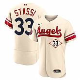 Angels 33 Max Stassi Cream 2022 City Connect Flexbase Jersey Dzhi,baseball caps,new era cap wholesale,wholesale hats