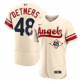 Angels 48 Reid Detmers Cream 2022 City Connect Flexbase Jersey Dzhi,baseball caps,new era cap wholesale,wholesale hats