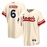Angels 6 Anthony Rendon Cream 2022 City Connect Cool Base Jersey Dzhi,baseball caps,new era cap wholesale,wholesale hats