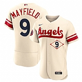 Angels 9 Jack Mayfield Cream 2022 City Connect Flexbase Jersey Dzhi,baseball caps,new era cap wholesale,wholesale hats