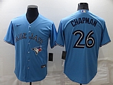 Blue Jays 26 Matt Chapman Blue Nike Cool Base Jersey,baseball caps,new era cap wholesale,wholesale hats