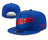 Clippers Team Logo Tear Blue New Era Adjustable Hat YD