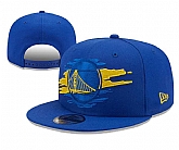 Warriors Team Logo Tear Blue New Era Adjustable Hat YD