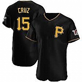 Pirates 15 Oneil Cruz Black Nike Men's Flexbase Jersey,baseball caps,new era cap wholesale,wholesale hats