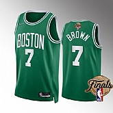 Celtics 7 Jaylen Brown Green 2022 NBA Finals Nike Swingman Jersey,baseball caps,new era cap wholesale,wholesale hats