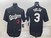 Dodgers 3 Chris Taylor Black Nike Turn Back The Clock Cool Base Jerseys,baseball caps,new era cap wholesale,wholesale hats