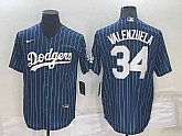 Dodgers 34 Fernando Valenzuela Blue Nike Throwback Cool Base Jersey,baseball caps,new era cap wholesale,wholesale hats