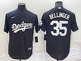 Dodgers 35 Cody Bellinger Black Nike Turn Back The Clock Cool Base Jersey,baseball caps,new era cap wholesale,wholesale hats