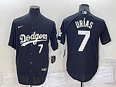 Dodgers 7 Julio Urias Black Nike Turn Back The Clock Cool Base Jersey,baseball caps,new era cap wholesale,wholesale hats