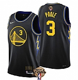 Warriors 3 Jordan Poole Black 2022 NBA Finals Nike Swingman Jersey,baseball caps,new era cap wholesale,wholesale hats