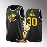 Warriors 30 Stephen Curry Black Nike 2022 Finals Champions Swingman Jersey,baseball caps,new era cap wholesale,wholesale hats