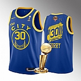 Warriors 30 Stephen Curry Blue Nike 2022 Finals Champions Swingman Jersey,baseball caps,new era cap wholesale,wholesale hats