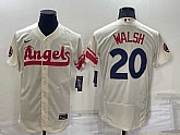 Angels 20 Jared Walsh Cream Nike 2022 City Connect Flexbase Jersey,baseball caps,new era cap wholesale,wholesale hats