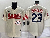 Angels 23 Archie Bradley Cream Nike 2022 City Connect Cool Base Jerseys,baseball caps,new era cap wholesale,wholesale hats