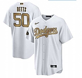 Dodgers 50 Mookie Betts White Nike 2022 MLB All-Star Cool Base Jersey Dzhi,baseball caps,new era cap wholesale,wholesale hats