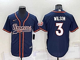 Denver Broncos 3 Russell Wilson Nvay Blue Men's Stitched Cool Base Nike Baseball Jersey,baseball caps,new era cap wholesale,wholesale hats