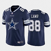 Nike Cowboys 88 Ceedee Lamb Navy Big Logo Number Vapor Untouchable Limited Jersey,baseball caps,new era cap wholesale,wholesale hats