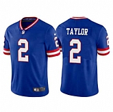 Nike Men & Women & Youth Giants 2 Tyrod Taylor Royal Rush Jersey,baseball caps,new era cap wholesale,wholesale hats