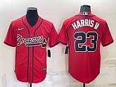 Atlanta Braves #23 Michael Harris II Red Stitched MLB Cool Base Nike Jersey,baseball caps,new era cap wholesale,wholesale hats