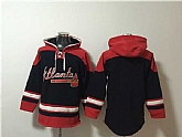 Atlanta Braves Blank Black Red Ageless Must-Have Lace-Up Pullover Hoodie,baseball caps,new era cap wholesale,wholesale hats