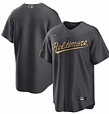 Baltimore Orioles Blank Charcoal 2022 All-Star Cool Base Stitched Baseball Jersey,baseball caps,new era cap wholesale,wholesale hats