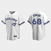 Blue Jays #68 Jordan Romano White Cooperstown Collection Jersey,baseball caps,new era cap wholesale,wholesale hats