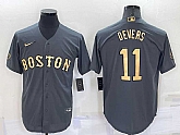 Boston Red Sox #11 Rafael Devers Grey 2022 All Star Stitched Cool Base Nike Jersey,baseball caps,new era cap wholesale,wholesale hats