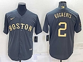 Boston Red Sox #2 Xander Bogaerts Grey 2022 All Star Stitched Cool Base Nike Jersey,baseball caps,new era cap wholesale,wholesale hats