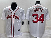 Boston Red Sox #34 David Ortiz White Stitched MLB Cool Base Nike Jersey,baseball caps,new era cap wholesale,wholesale hats