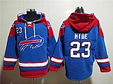 Buffalo Bills #23 Micah Hyde Blue Ageless Must Have Lace Up Pullover Hoodie,baseball caps,new era cap wholesale,wholesale hats