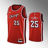Chicago Bulls #25 Dalen Terry Red Stitched Basketball Jersey Dzhi,baseball caps,new era cap wholesale,wholesale hats