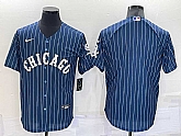 Chicago Cubs Blank Navy Blue Pinstripe Stitched MLB Cool Base Nike Jersey,baseball caps,new era cap wholesale,wholesale hats