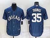 Chicago White Sox #35 Frank Thomas Navy Cool Base Stitched Jersey,baseball caps,new era cap wholesale,wholesale hats