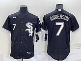 Chicago White Sox #7 Tim Anderson Number Black Stitched MLB Flexbase Nike Jersey,baseball caps,new era cap wholesale,wholesale hats