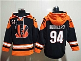 Cincinnati Bengals #94 Sam Hubbard Orange Black Ageless Must-Have Lace-Up Pullover Hoodie,baseball caps,new era cap wholesale,wholesale hats