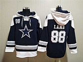 Dallas Cowboys #88 CeeDee Lamb Navy Blue Ageless Must Have Lace Up Pullover Hoodie,baseball caps,new era cap wholesale,wholesale hats